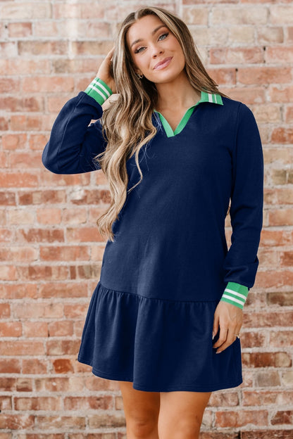 Elsie Ruffle Hem Mini Dress - Hello Beautiful BoutiqueMini DressesThreaded Pear