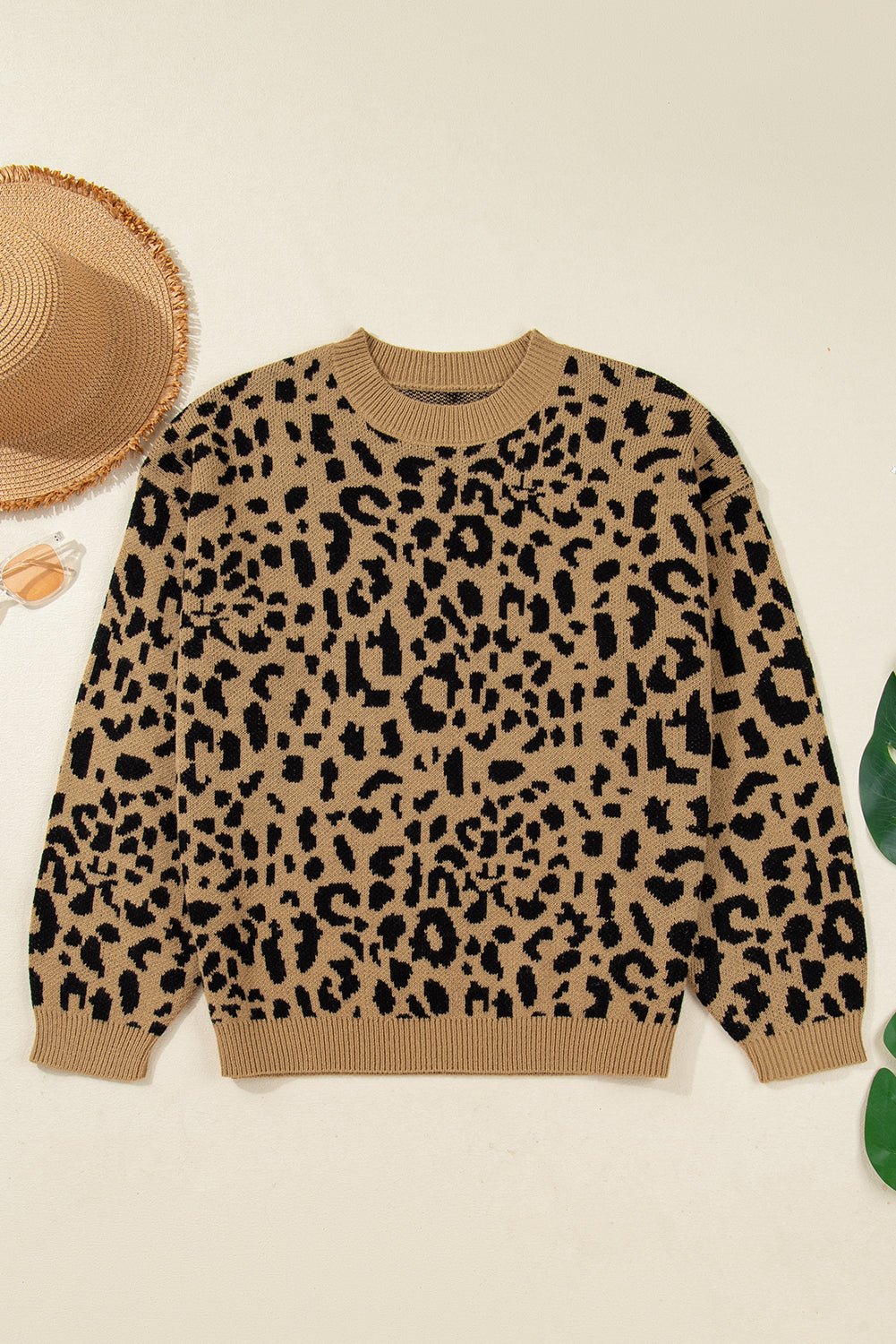 Elyse Trim Drop Shoulder Sweater - Hello Beautiful BoutiqueSweatersThreaded Pear