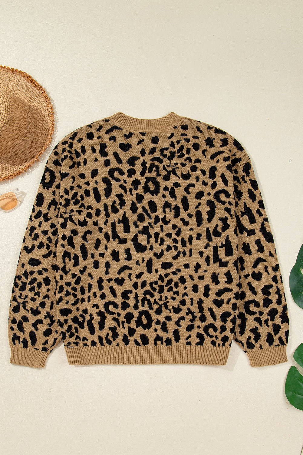 Elyse Trim Drop Shoulder Sweater - Hello Beautiful BoutiqueSweatersThreaded Pear