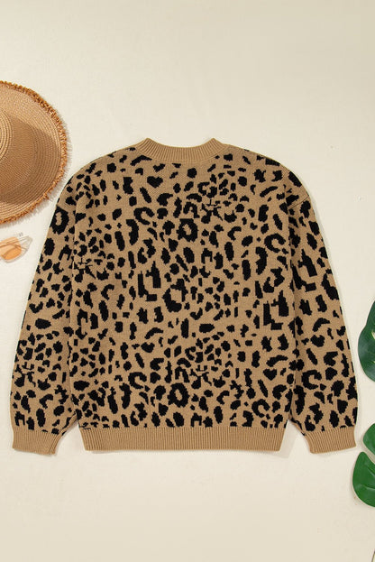 Elyse Trim Drop Shoulder Sweater - Hello Beautiful BoutiqueSweatersThreaded Pear