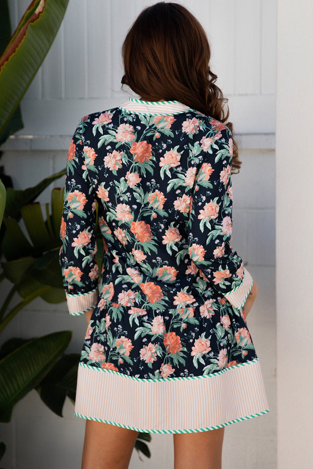 Emadora Hem Shift Mini Dress - Hello Beautiful BoutiqueFloral DressesThreaded Pear