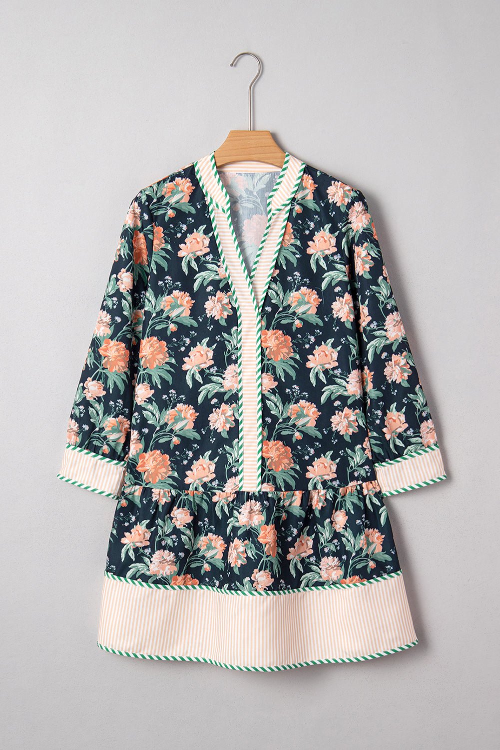 Emadora Hem Shift Mini Dress - Hello Beautiful BoutiqueFloral DressesThreaded Pear