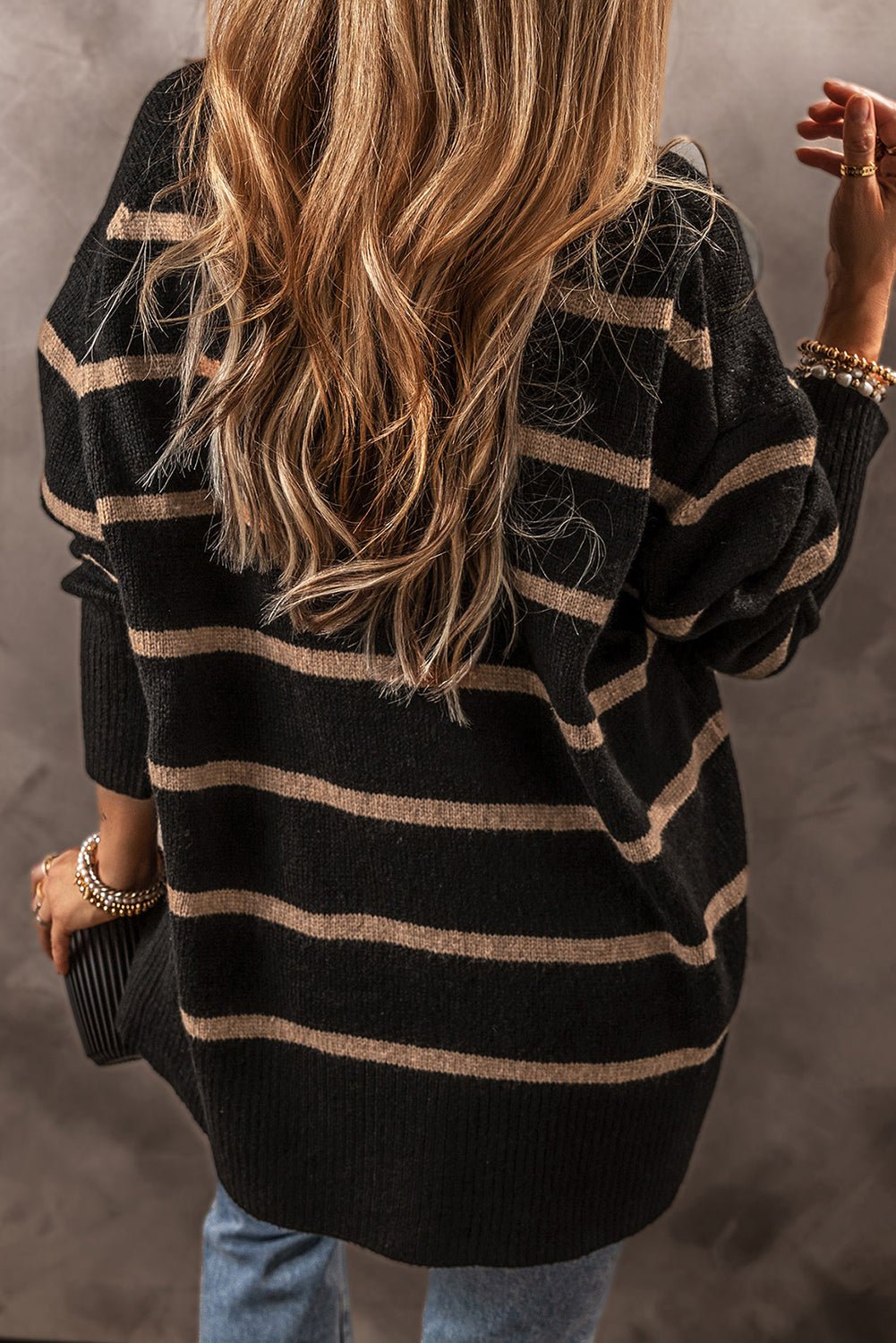 Emakira Drop Shoulder Loose Cardigan - Hello Beautiful BoutiqueCardigansThreaded Pear