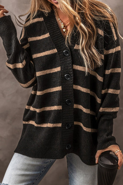 Emakira Drop Shoulder Loose Cardigan - Hello Beautiful BoutiqueCardigansThreaded Pear