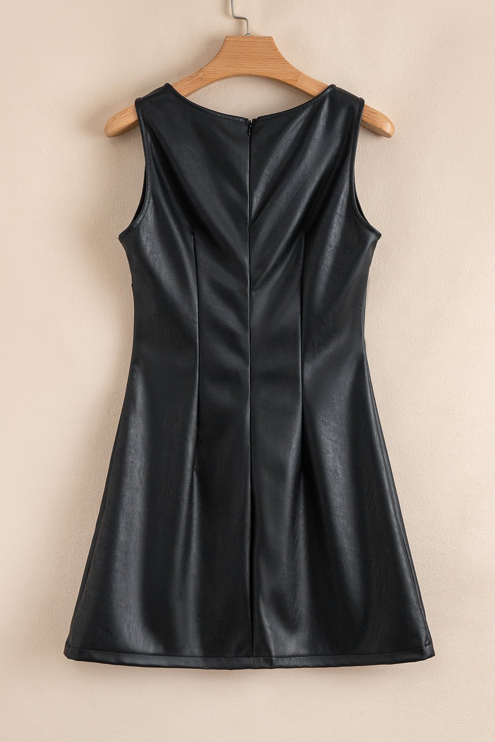 Emelia Leather Sleeveless Mini Dress - Hello Beautiful BoutiqueMini DressesThreaded Pear