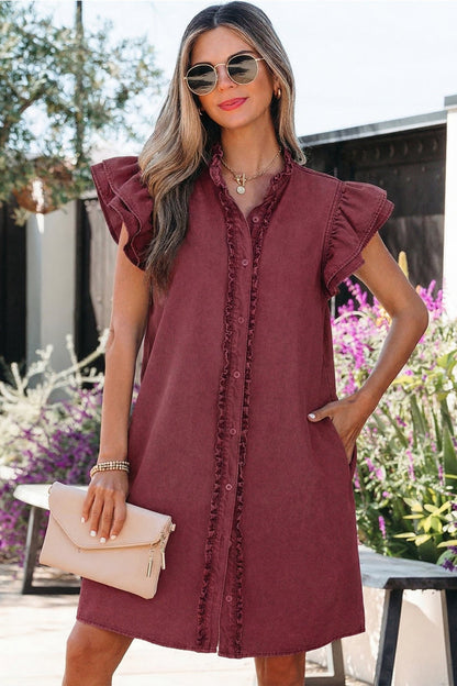 Emelia Short Sleeve Mini Dress - Hello Beautiful BoutiqueMini DressesThreaded Pear
