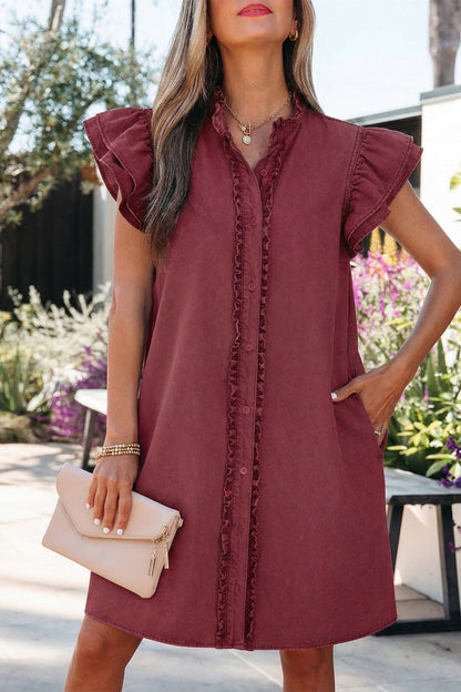 Emelia Short Sleeve Mini Dress - Hello Beautiful BoutiqueMini DressesThreaded Pear