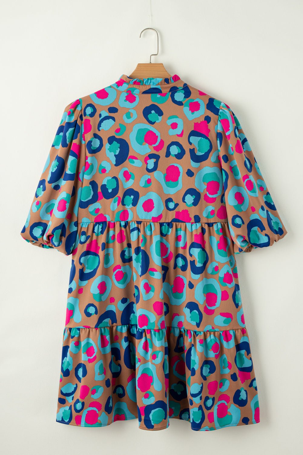 Emerie Sleeve Slit Ruffled Dress - Hello Beautiful BoutiqueMini DressesThreaded Pear