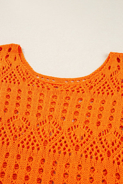Emerson Crochet Scallop Edge Sweater - Hello Beautiful Boutique15% OFFThreaded Pear