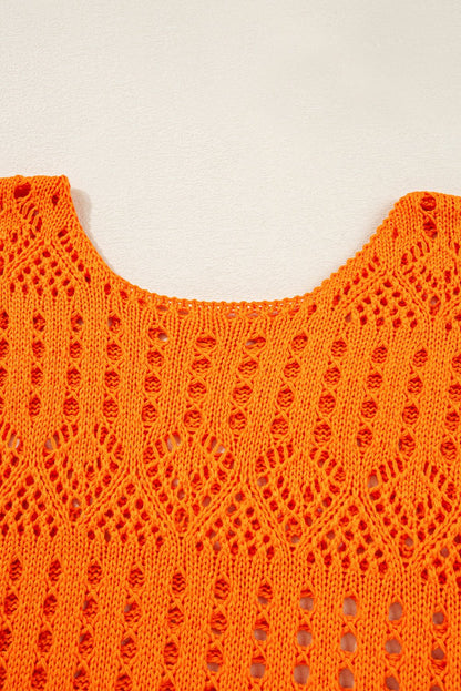 Emerson Crochet Scallop Edge Sweater - Hello Beautiful Boutique15% OFFThreaded Pear