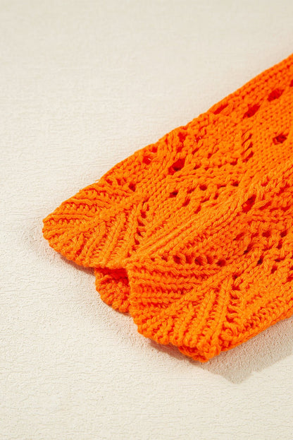 Emerson Crochet Scallop Edge Sweater - Hello Beautiful Boutique15% OFFThreaded Pear