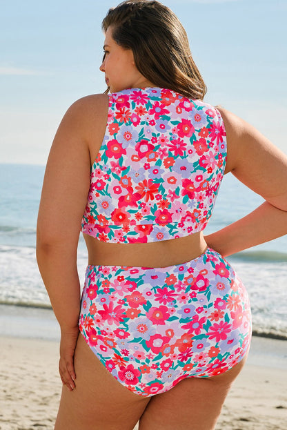 Emerson High Waist Bikini PLUS Set - Hello Beautiful BoutiquePlus Size SwimwearThreaded Pear