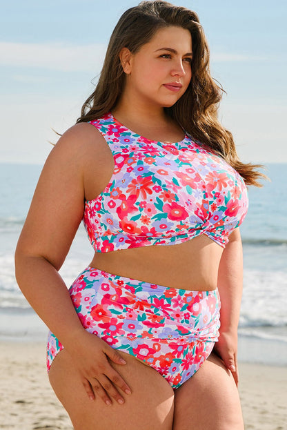 Emerson High Waist Bikini PLUS Set - Hello Beautiful BoutiquePlus Size SwimwearThreaded Pear