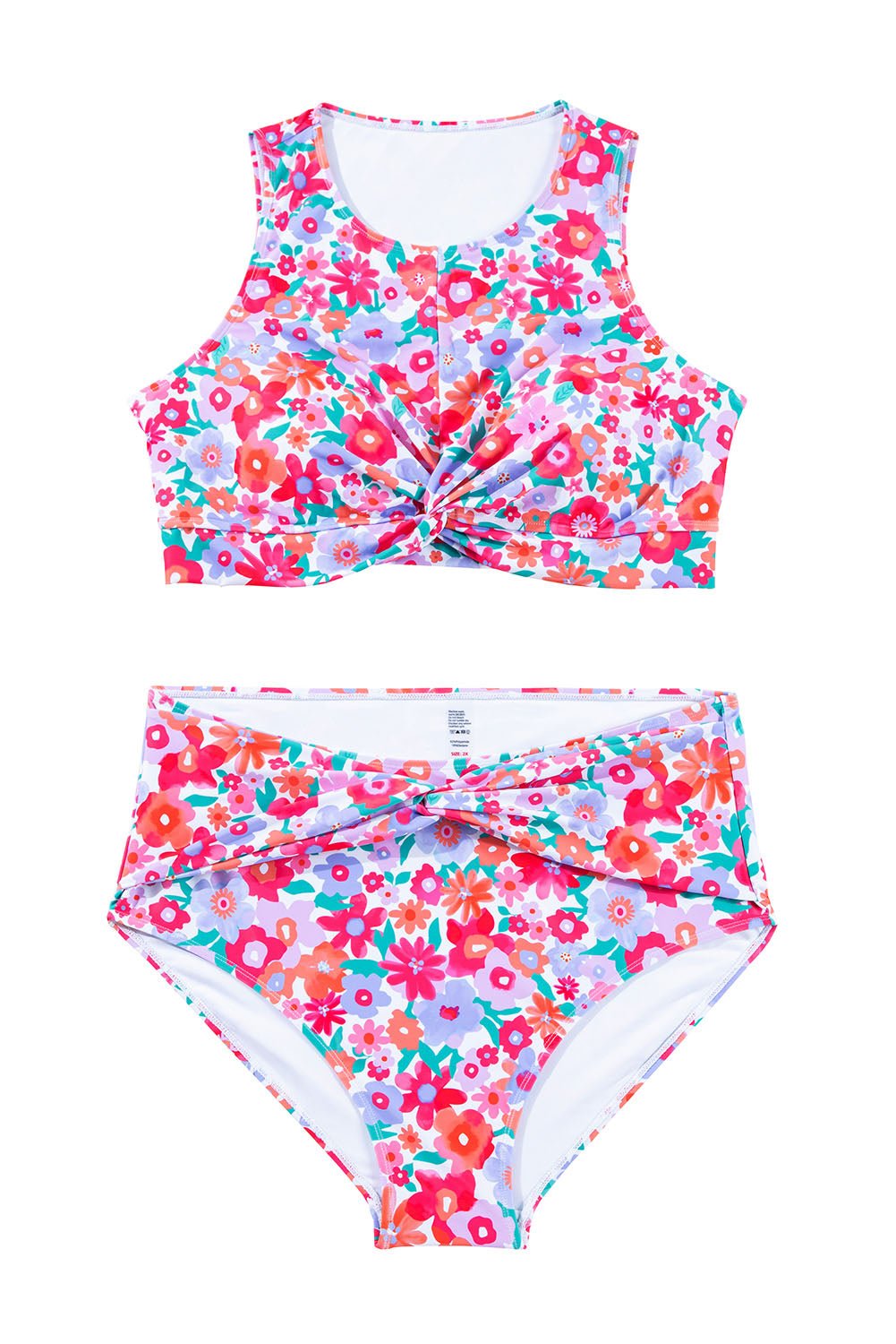 Emerson High Waist Bikini PLUS Set - Hello Beautiful BoutiquePlus Size SwimwearThreaded Pear