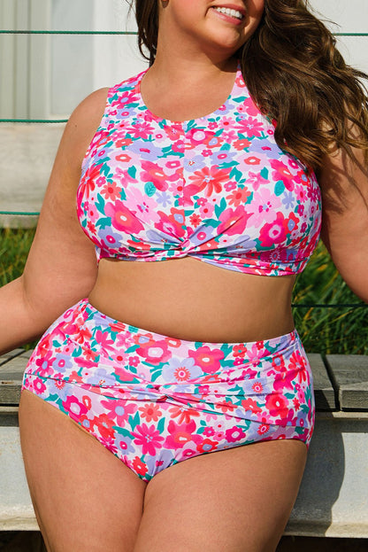 Emerson High Waist Bikini PLUS Set - Hello Beautiful BoutiquePlus Size SwimwearThreaded Pear