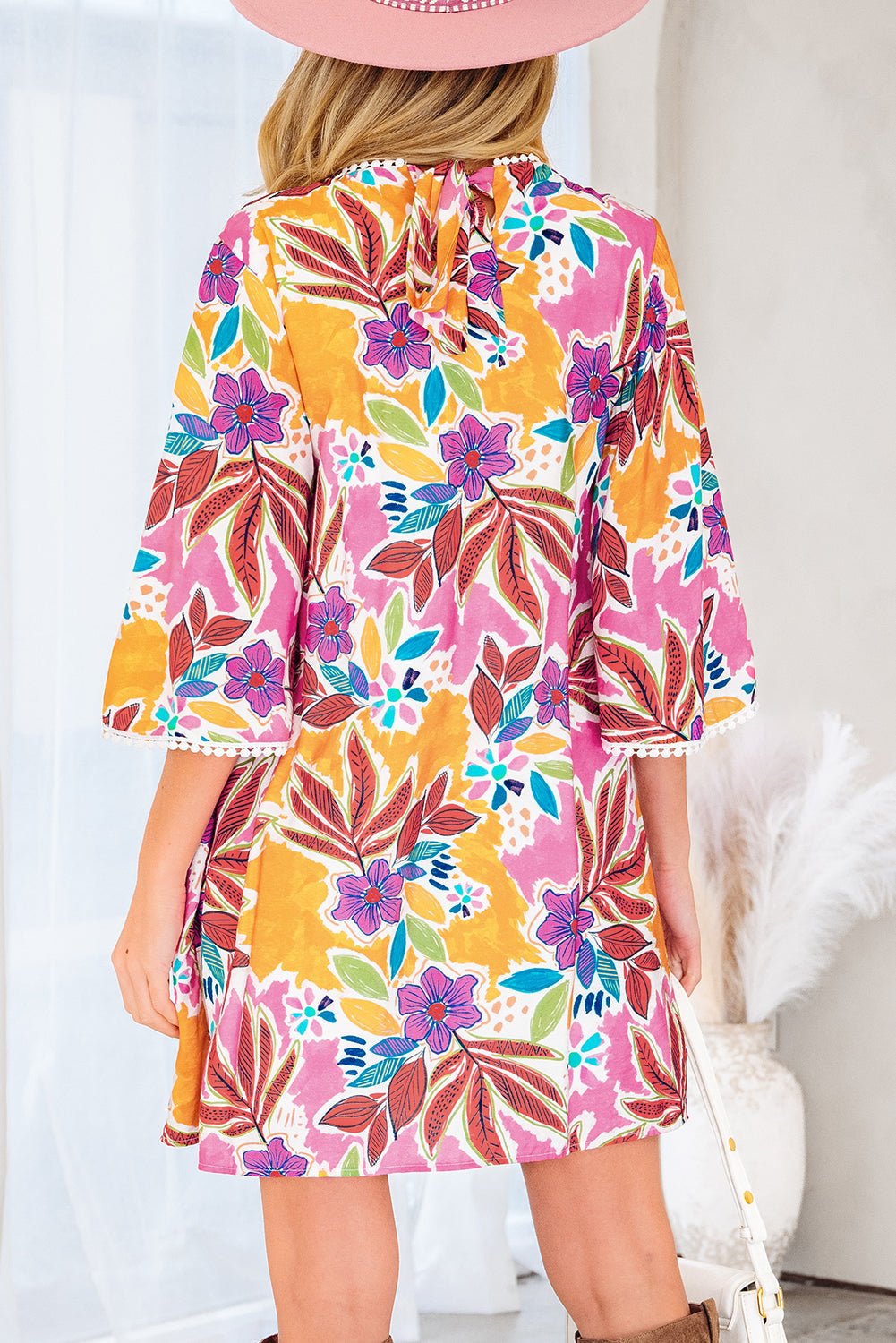 Emersyn Sleeve Swing Mini Dress - Hello Beautiful BoutiqueMini DressesThreaded Pear