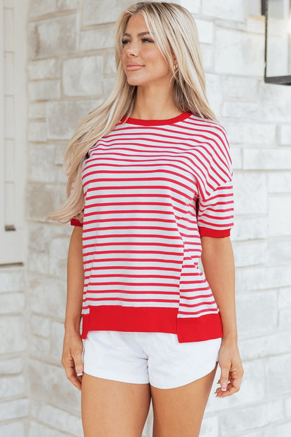 Emery Half Sleeve T Shirt - Hello Beautiful BoutiqueTops & TeesThreaded Pear