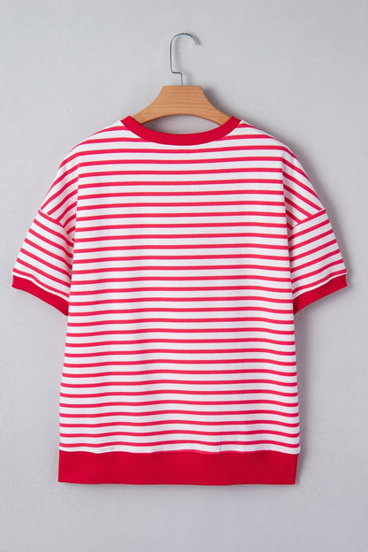 Emery Half Sleeve T Shirt - Hello Beautiful BoutiqueTops & TeesThreaded Pear