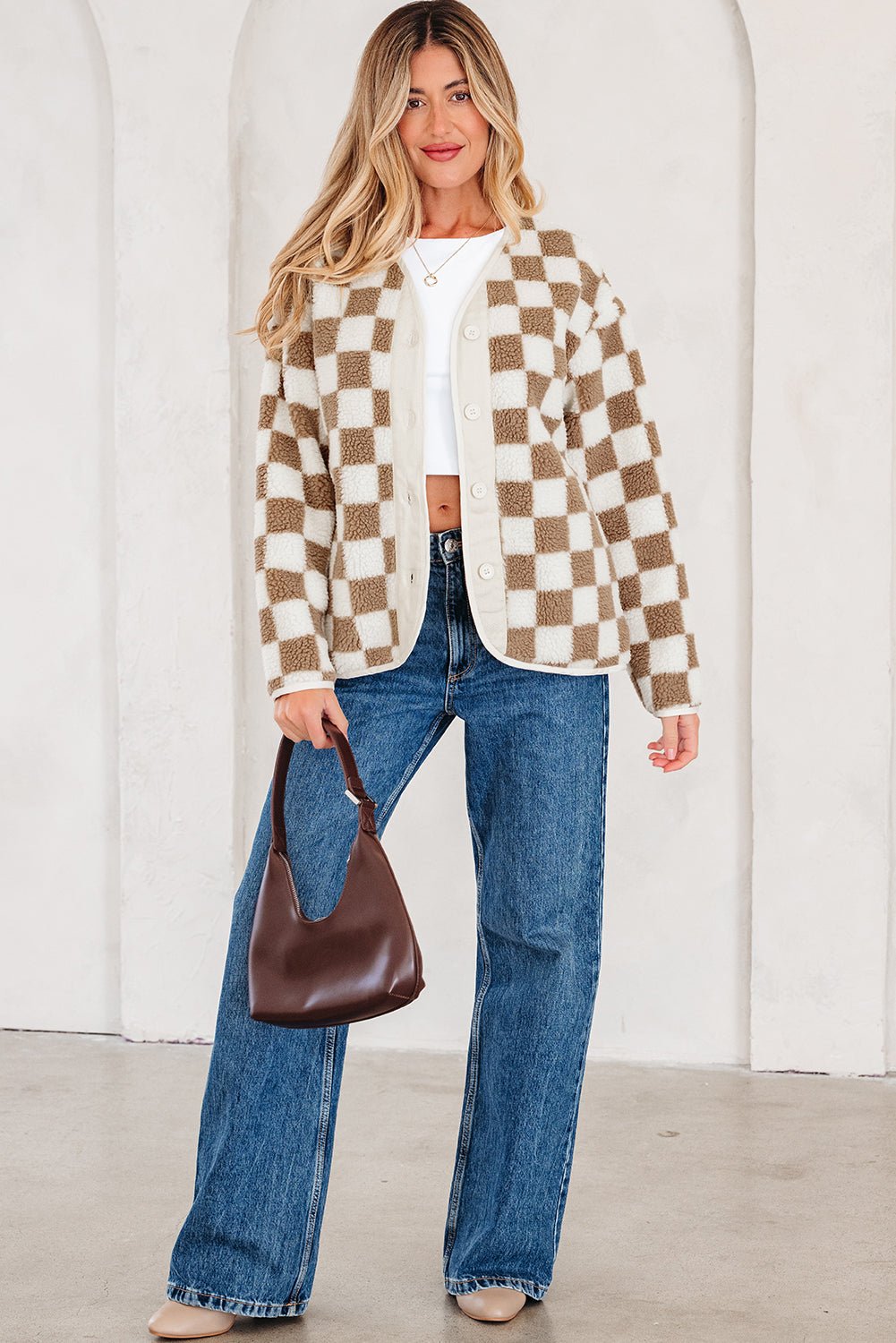 Emery Sherpa Front Chunky Jacket - Hello Beautiful BoutiqueJacketsThreaded Pear