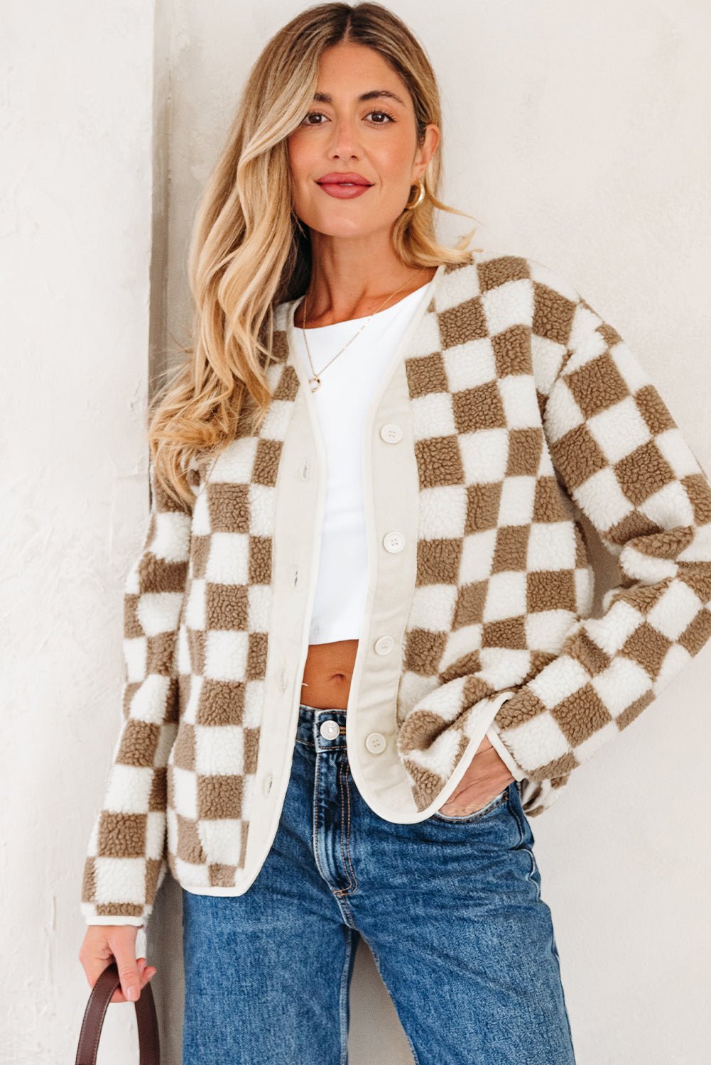 Emery Sherpa Front Chunky Jacket - Hello Beautiful BoutiqueJacketsThreaded Pear