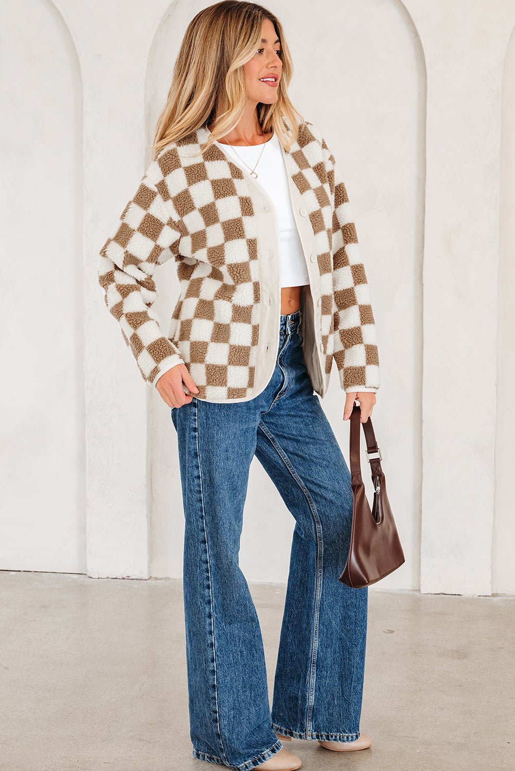 Emery Sherpa Front Chunky Jacket - Hello Beautiful BoutiqueJacketsThreaded Pear