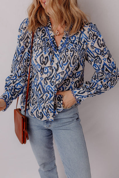 Emi Long Sleeve Shirt Long Sleeve Top - Hello Beautiful BoutiqueBlouses & ShirtsThreaded Pear