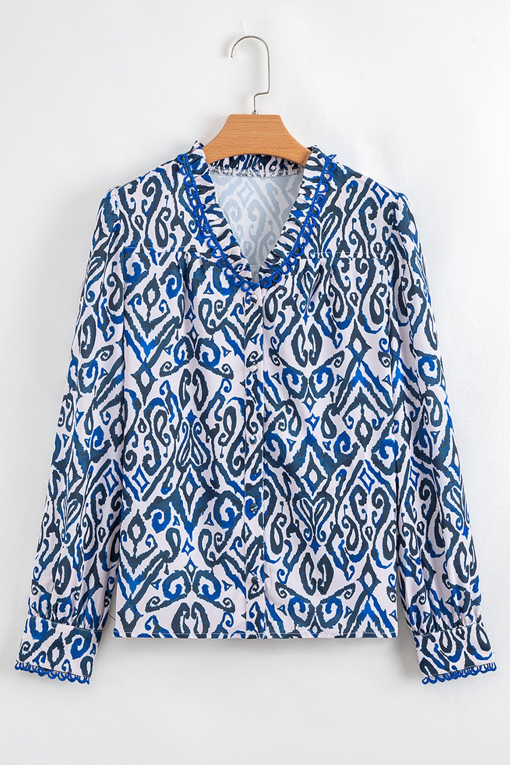 Emi Long Sleeve Shirt Long Sleeve Top - Hello Beautiful BoutiqueBlouses & ShirtsThreaded Pear
