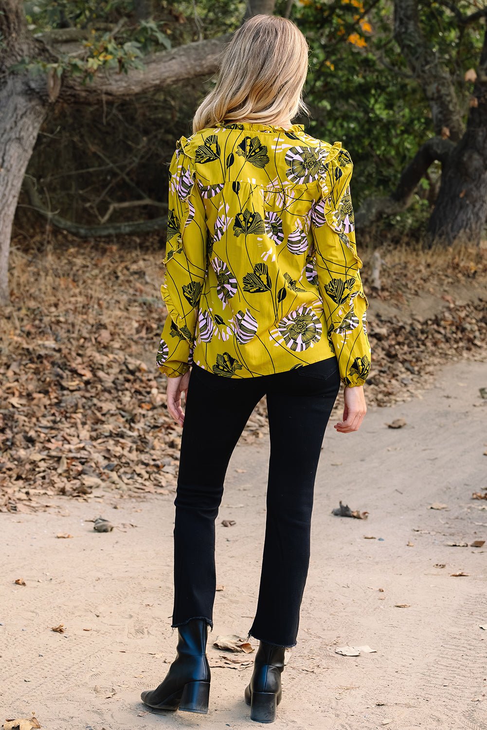 Emilena Long Sleeve Blouse Long Sleeve Top - Hello Beautiful BoutiqueBlouses & ShirtsThreaded Pear