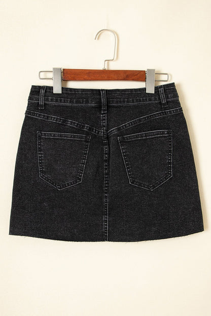Emilia Raw Hem Mini Skirt - Hello Beautiful BoutiqueSkirts & PetticoatThreaded Pear