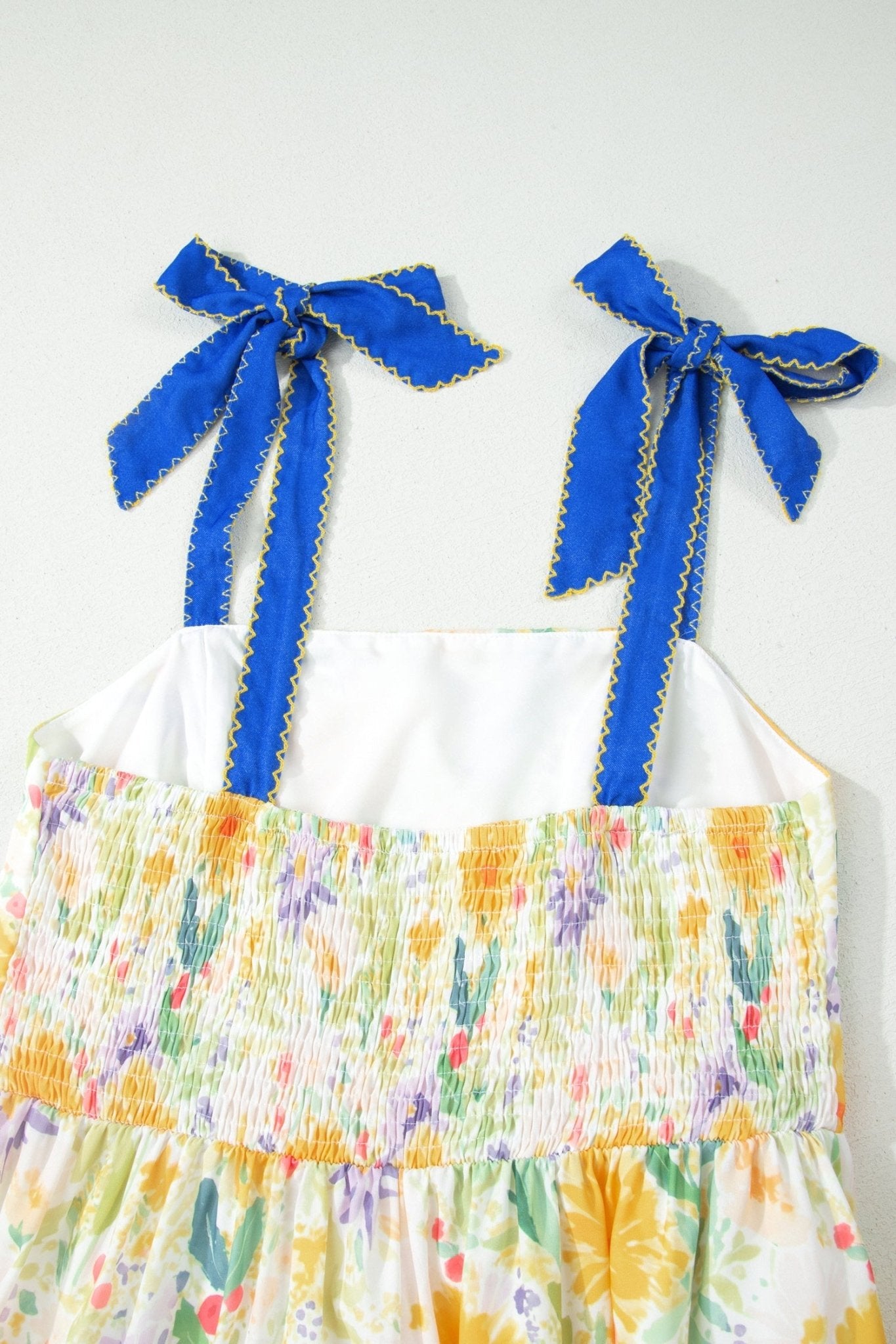 Emilia Straps High Waist Dress - Hello Beautiful BoutiqueFloral DressesThreaded Pear