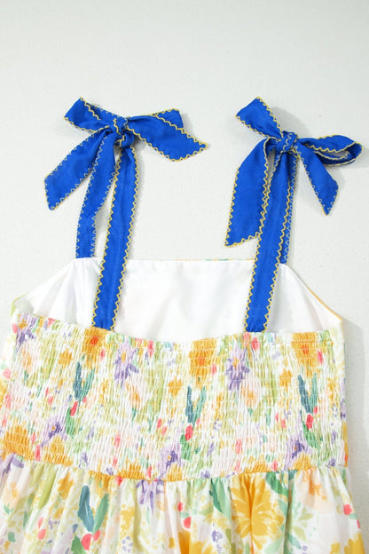Emilia Straps High Waist Dress - Hello Beautiful BoutiqueFloral DressesThreaded Pear