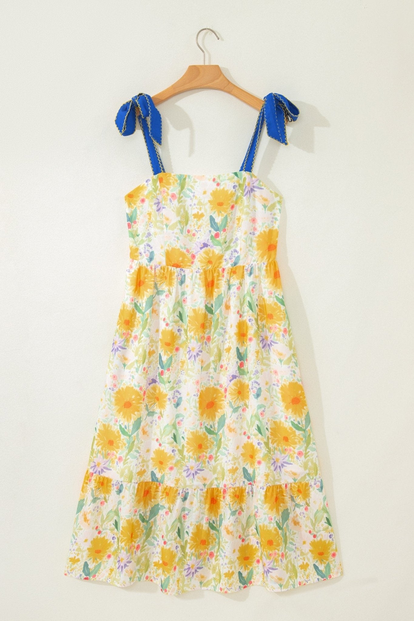 Emilia Straps High Waist Dress - Hello Beautiful BoutiqueFloral DressesThreaded Pear