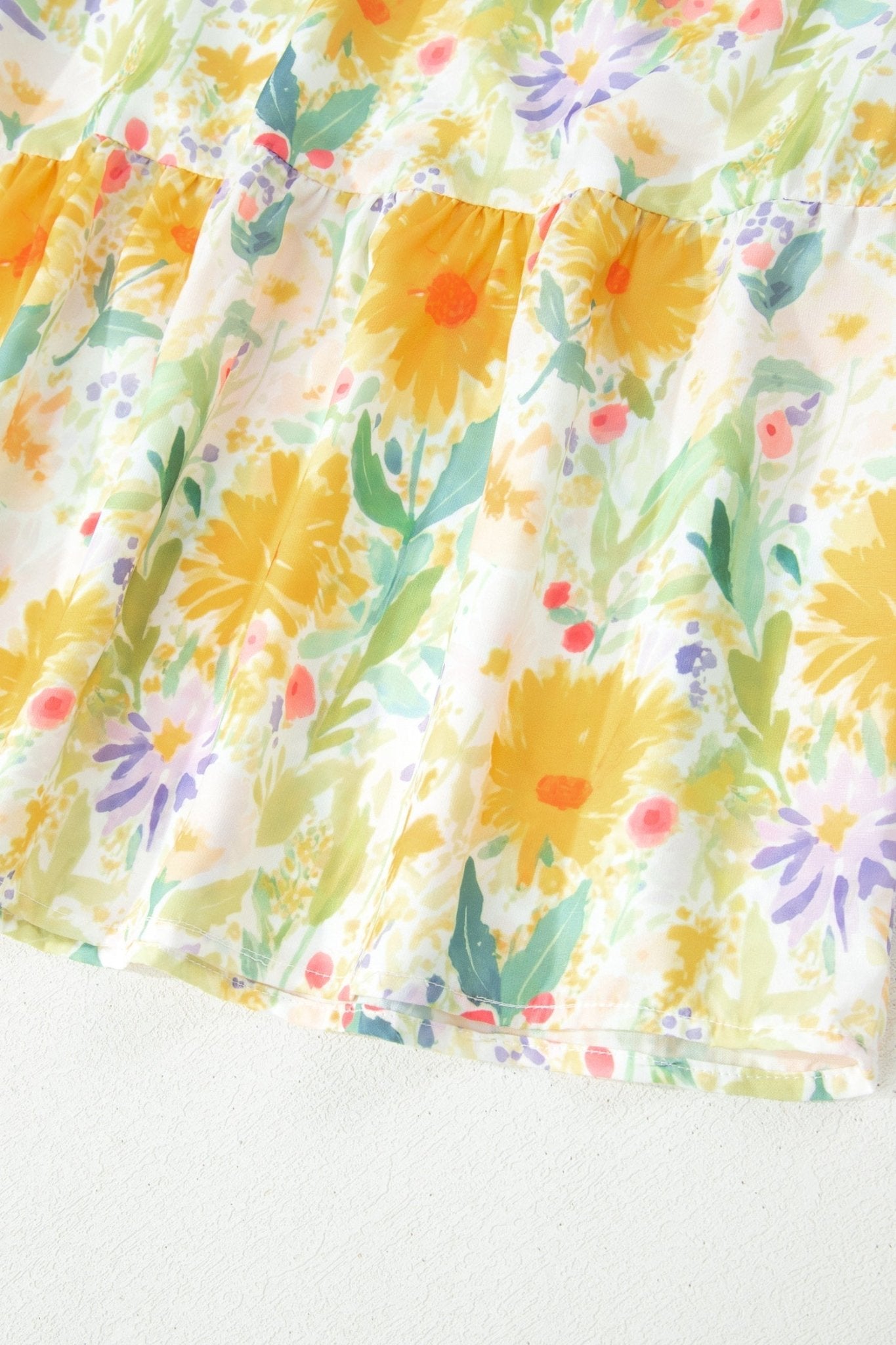 Emilia Straps High Waist Dress - Hello Beautiful BoutiqueFloral DressesThreaded Pear
