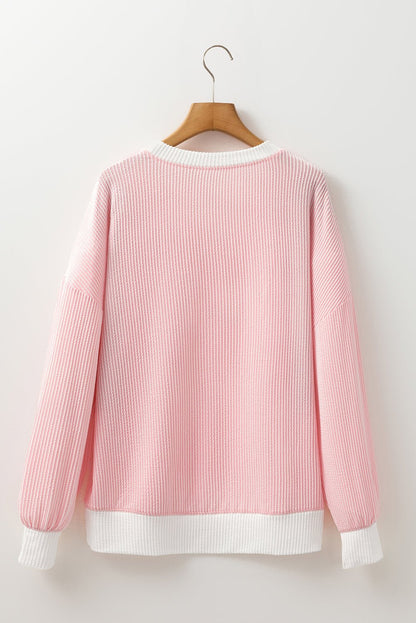 Emiliana Drop Shoulder Loose Top - Hello Beautiful BoutiqueLong Sleeve TopsThreaded Pear