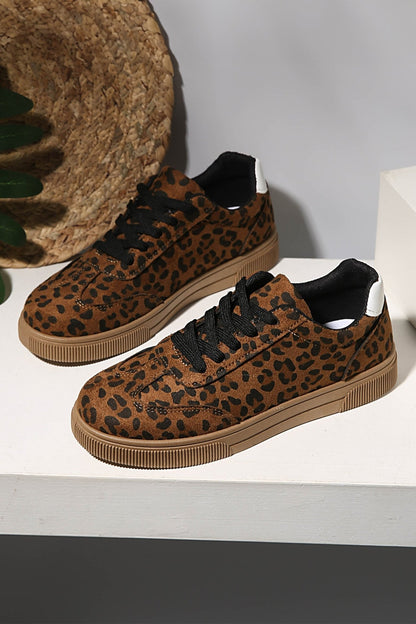 Emiliana Tab Patchwork Laceup Shoes - Hello Beautiful BoutiqueWomens ShoesThreaded Pear