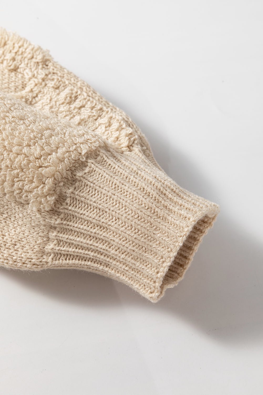 Emily Checkered Sherpa Loose Sweater - Hello Beautiful BoutiqueSweatersThreaded Pear
