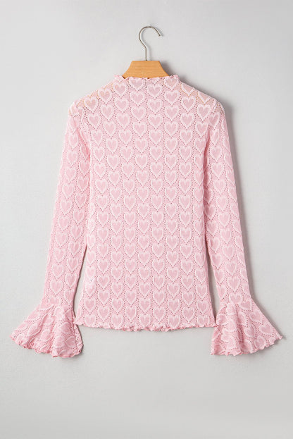 Emily Sleeve Mock Fitted Top - Hello Beautiful BoutiqueLong Sleeve TopsThreaded Pear