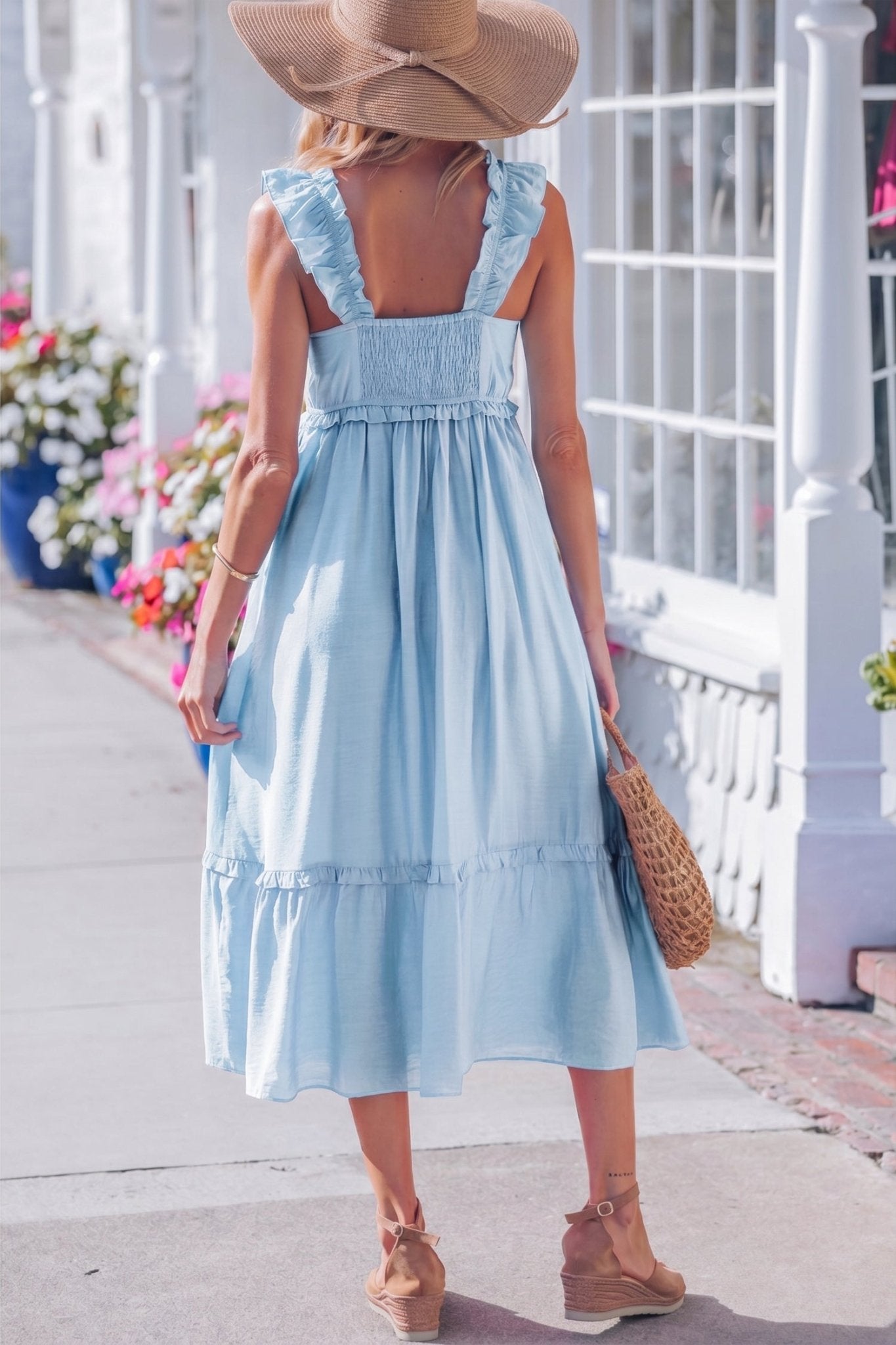 Emily Waist Sleeveless Maxi Dress - Hello Beautiful BoutiqueMaxi DressesThreaded Pear