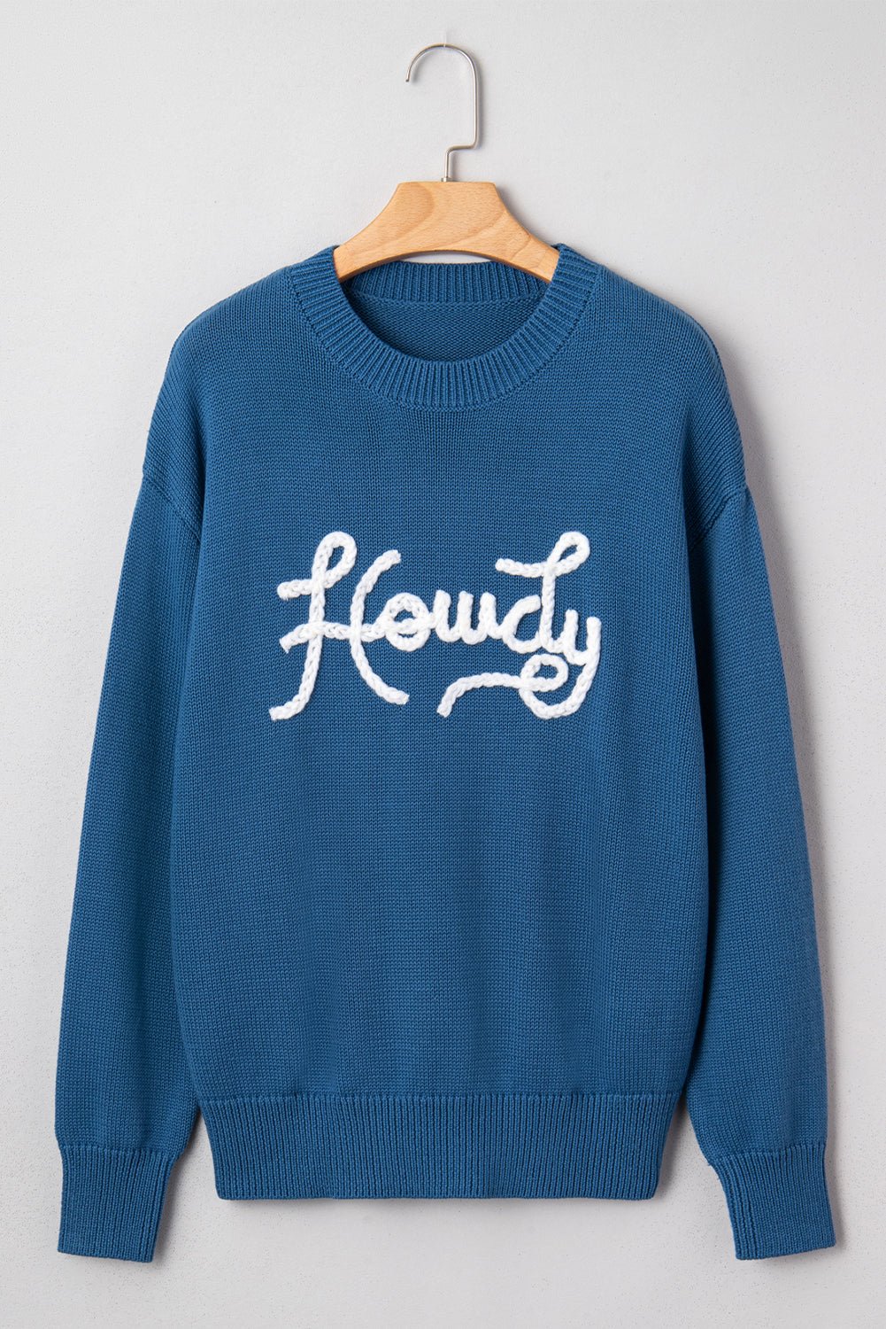 Emiyra Embroidered Graphic Western Sweater - Hello Beautiful BoutiqueSweatersThreaded Pear