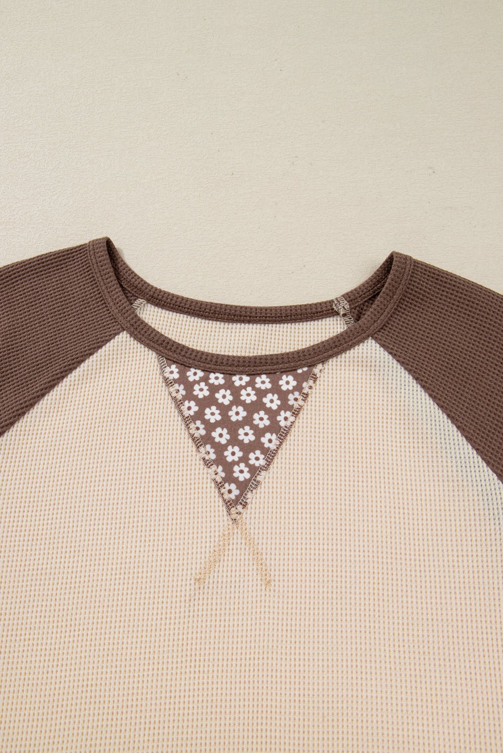 Emmeline Patchwork Color Block Long Sleeve Top - Hello Beautiful BoutiqueLong Sleeve TopsThreaded Pear