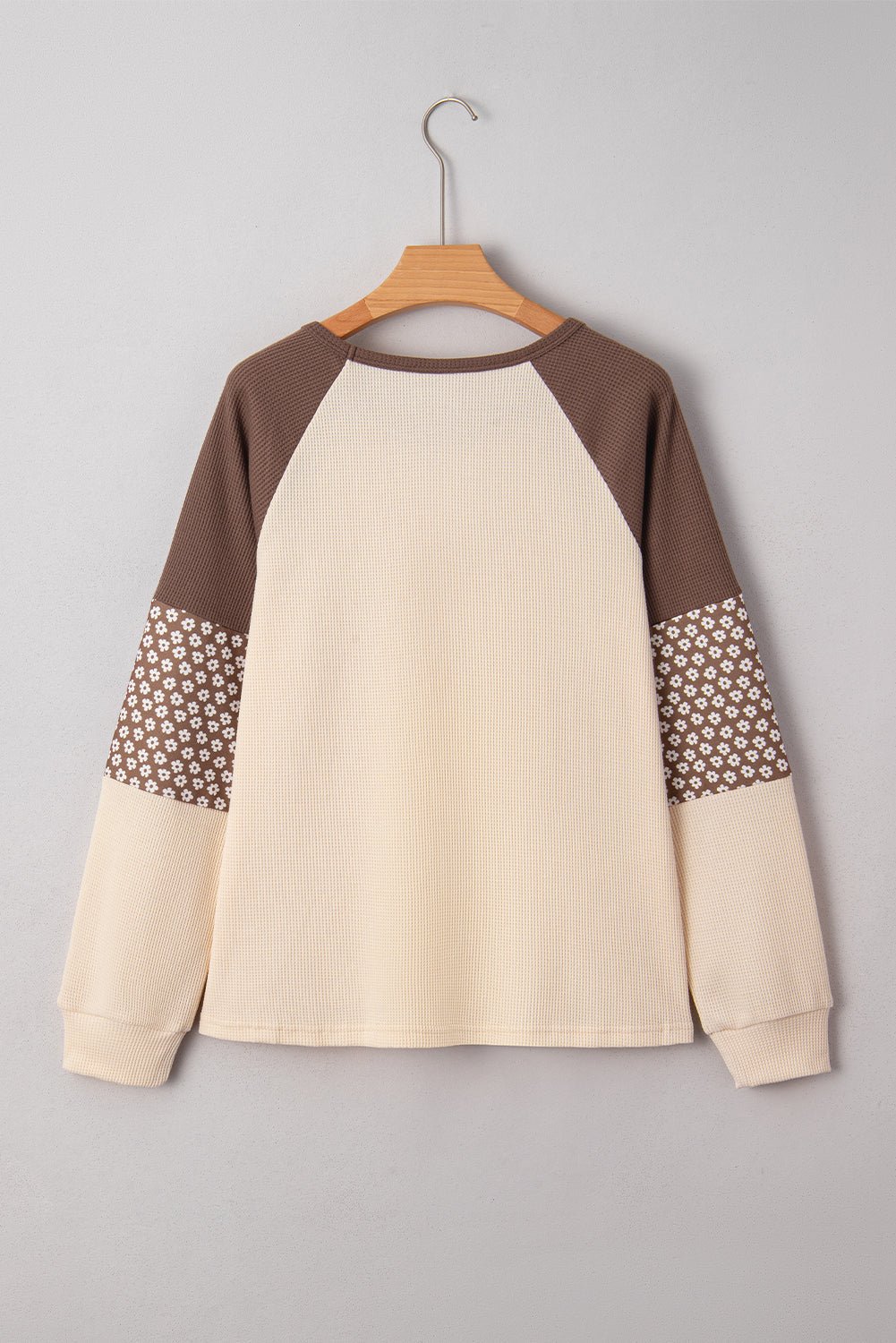 Emmeline Patchwork Color Block Long Sleeve Top - Hello Beautiful BoutiqueLong Sleeve TopsThreaded Pear