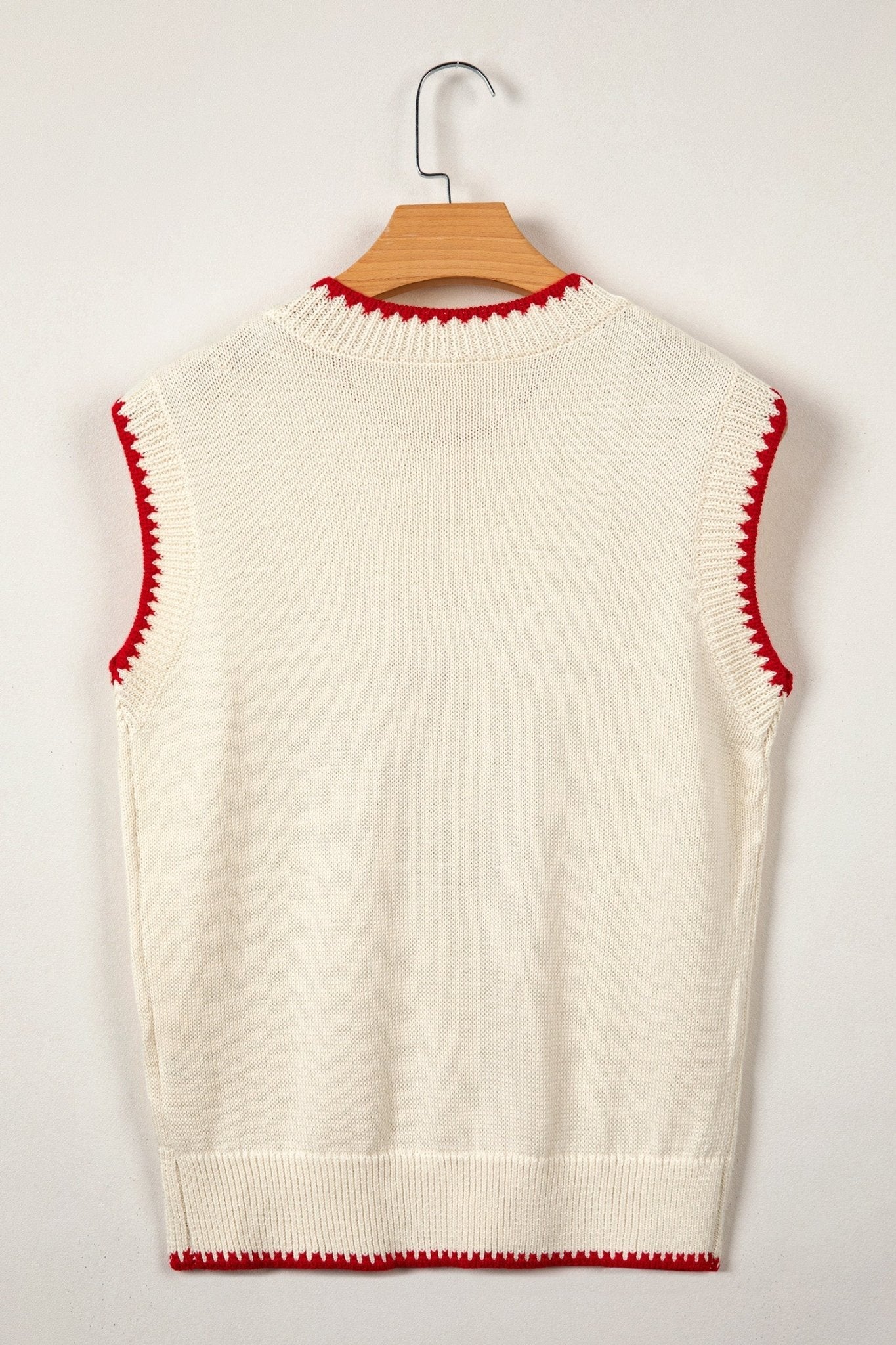 Emmeline Plaid Crawfish Knit Sweater - Hello Beautiful BoutiqueSweater VestsThreaded Pear