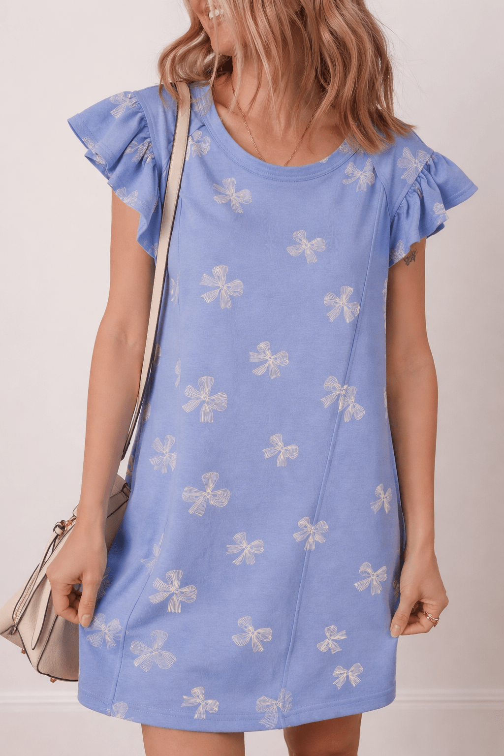 Emmie Sleeve Shift Mini Dress - Hello Beautiful BoutiqueMini DressesThreaded Pear