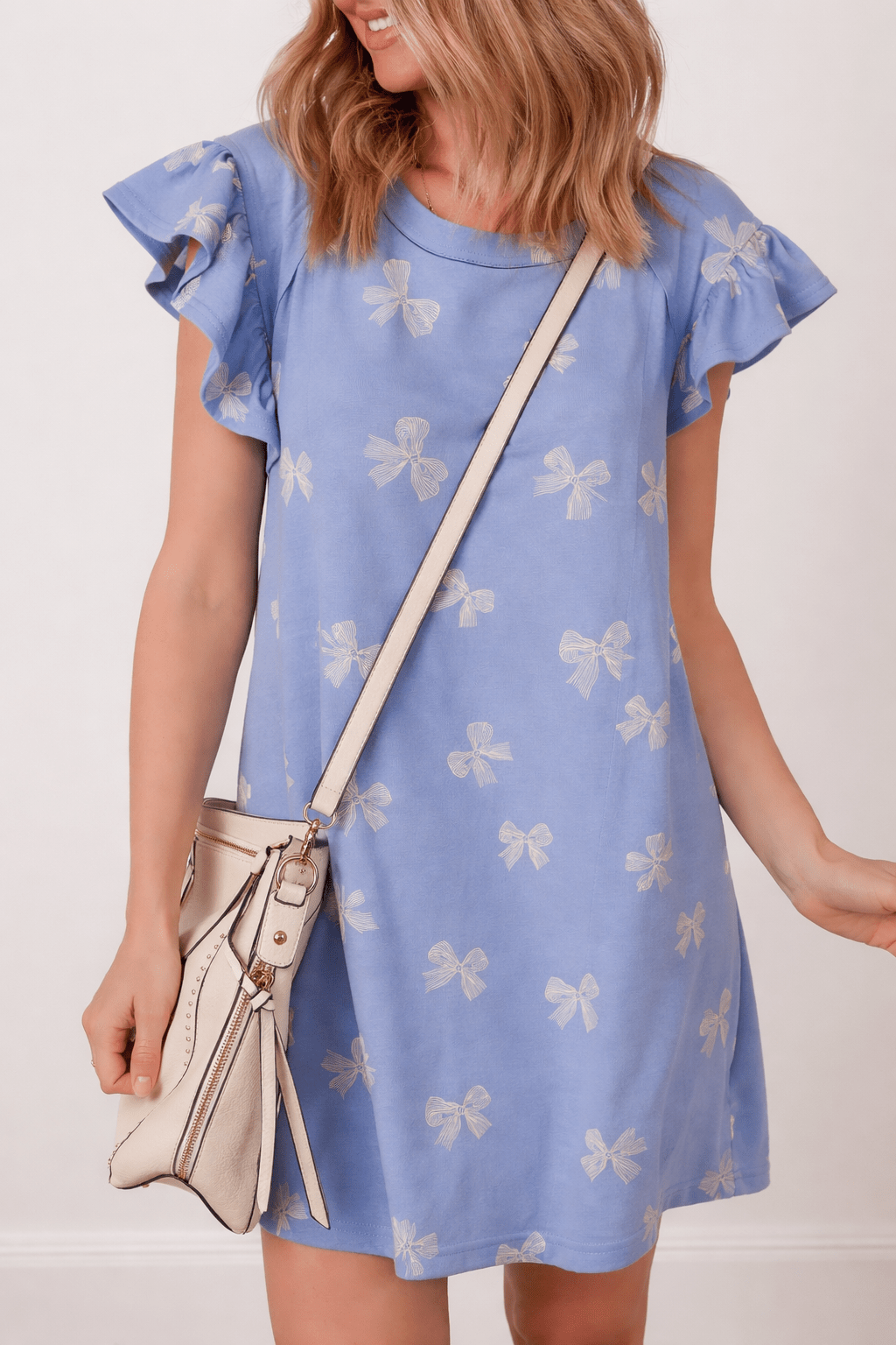 Emmie Sleeve Shift Mini Dress - Hello Beautiful BoutiqueMini DressesThreaded Pear
