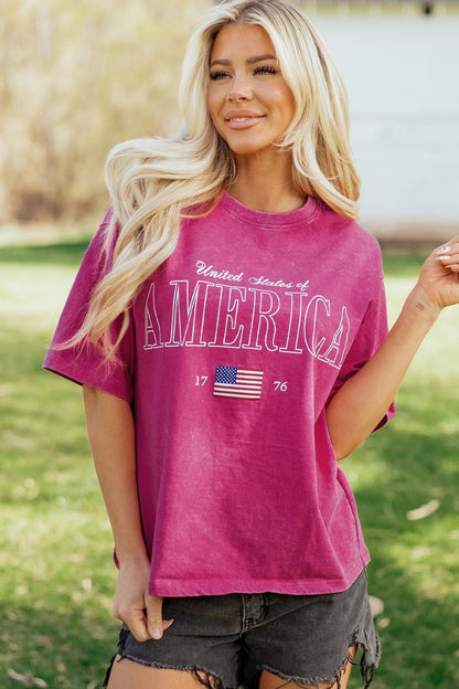 Emmy Mineral Wash Cotton Tee - Hello Beautiful BoutiqueTops & TeesThreaded Pear