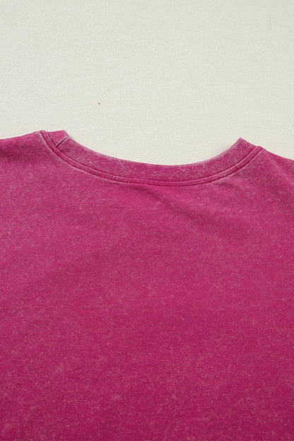 Emmy Mineral Wash Cotton Tee - Hello Beautiful BoutiqueTops & TeesThreaded Pear