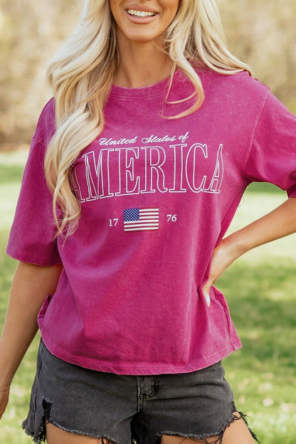 Emmy Mineral Wash Cotton Tee - Hello Beautiful BoutiqueTops & TeesThreaded Pear