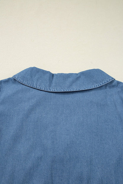 Emmy Sleeve Tied Peplum Top - Hello Beautiful BoutiqueBlouses & ShirtsThreaded Pear