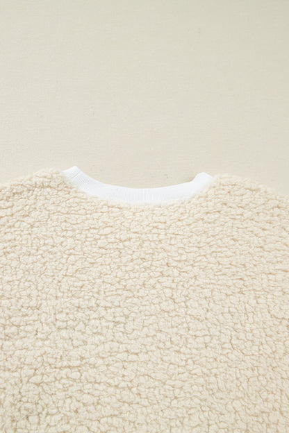 Ensley Christmas Embroidered Sherpa Pullover - Hello Beautiful BoutiqueSweatshirts & HoodiesThreaded Pear