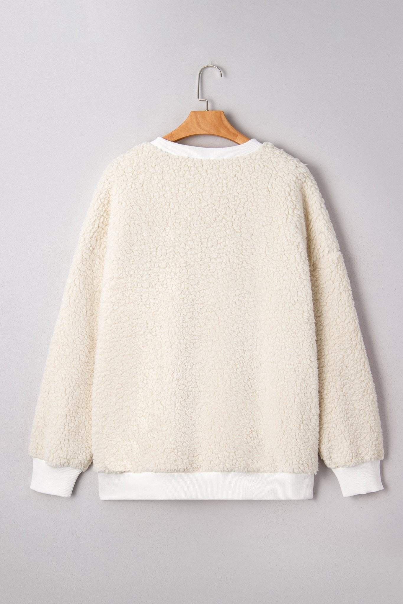 Ensley Christmas Embroidered Sherpa Pullover - Hello Beautiful BoutiqueSweatshirts & HoodiesThreaded Pear